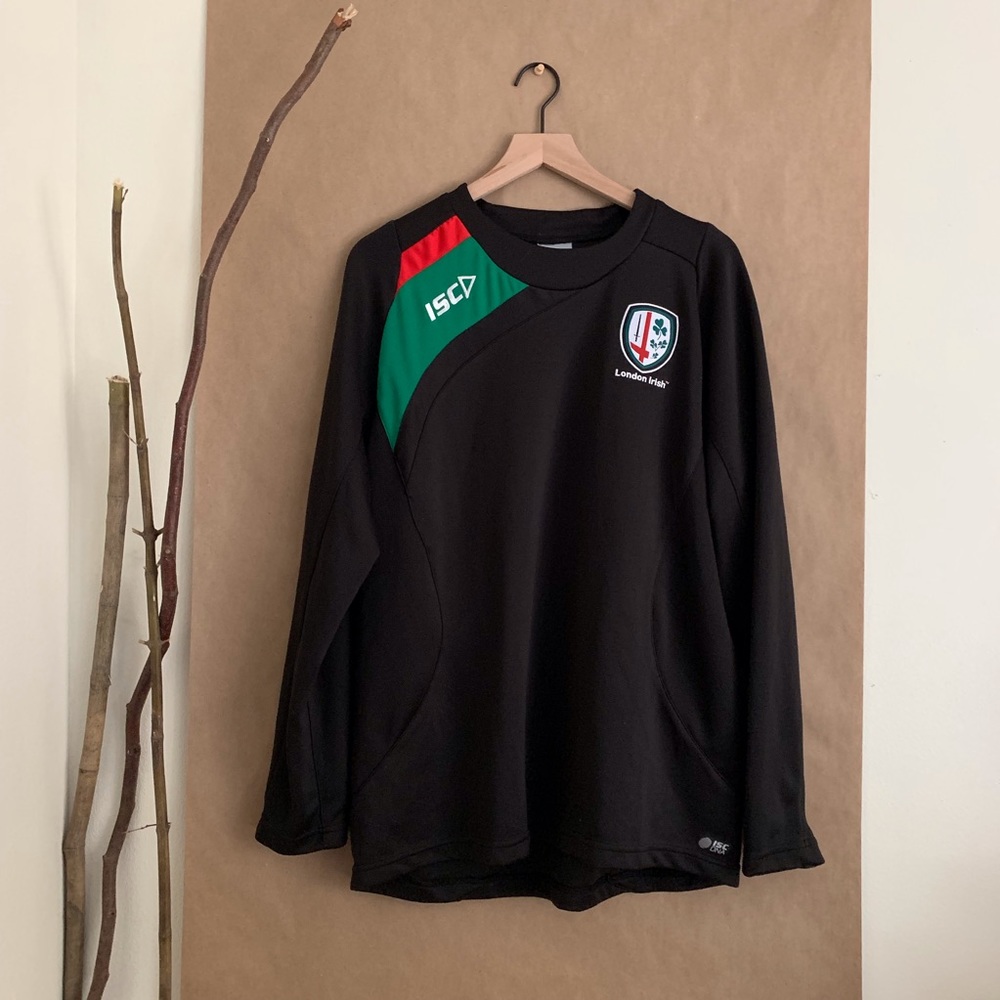 London Irish rugby training top.